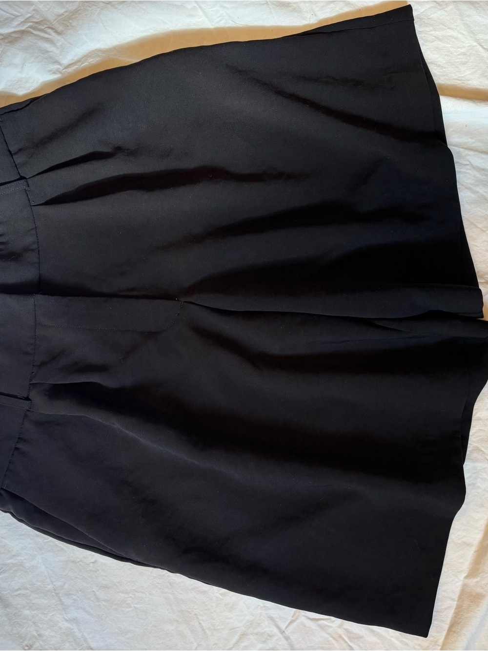 Black Oversized Bermuda Shorts